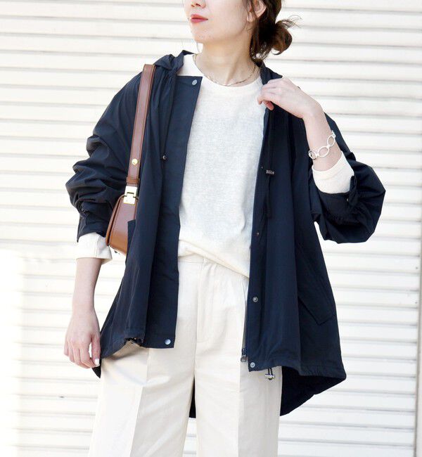 SHIPS any「SHIPS any:〈手洗い可能〉ワッシャー ストレッチ マウンテンパーカー」|ブルゾン・スタジャン|