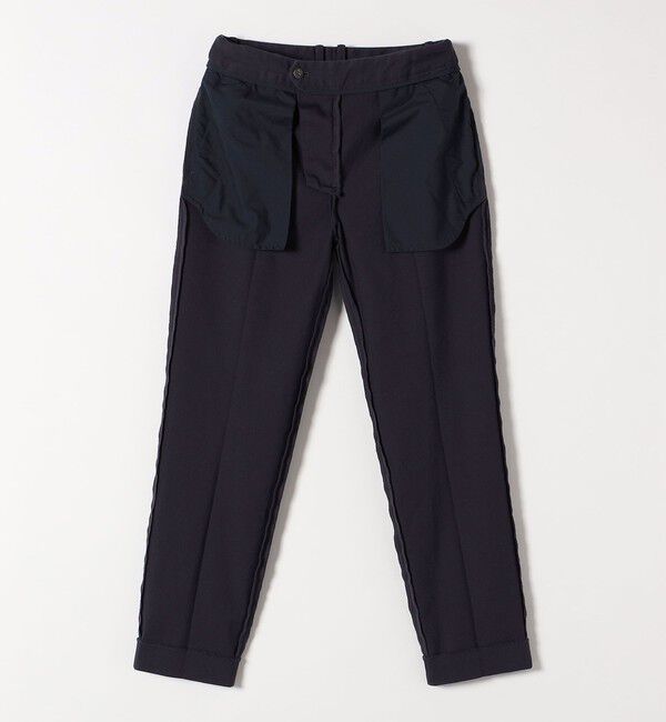 quaranciel「quaranciel:〈洗濯機可能〉コットン サテン スリム テーパード パンツ」|その他|