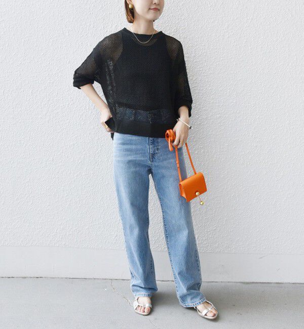 SHIPS for women「〈手洗い可能〉メッシュ ニット ◇」|ニット・セーター|