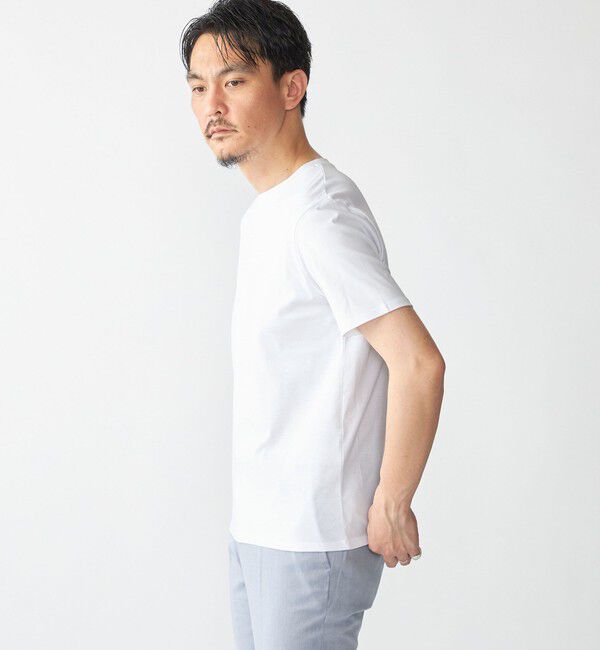 SHIPS「SHIPS: ALBINI クルーネック 無地 Tシャツ」|Tシャツ・カットソー|