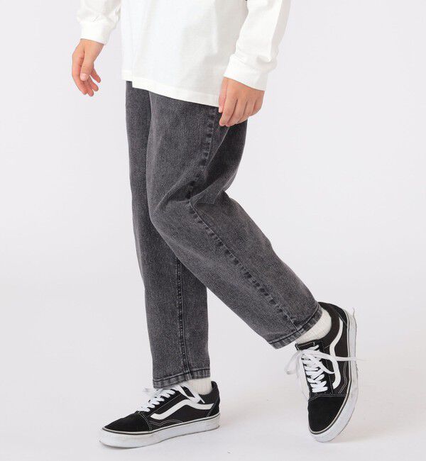 SHIPS KIDS「SHIPS KIDS:140～160cm / ジャージー ライク デニム パンツ」|デニム|