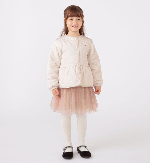 SHIPS KIDS「SHIPS KIDS:100～130cm /〈撥水/洗濯機可能〉キルト ペプラム ジャケット」|その他|