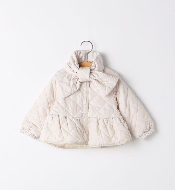 SHIPS KIDS「SHIPS KIDS:100～130cm /〈撥水/洗濯機可能〉キルト ペプラム ジャケット」|その他|