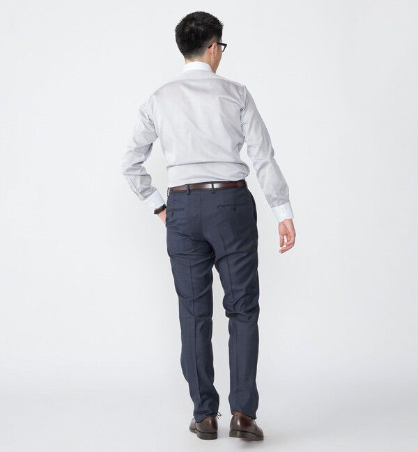 SHIPS「SHIPS: イージーアイロン ピケ ワイドカラー クレリック シャツ」|シャツ・ブラウス|