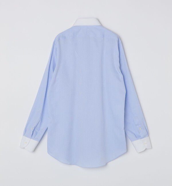 SHIPS「SHIPS: イージーアイロン ピケ ワイドカラー クレリック シャツ」|シャツ・ブラウス|