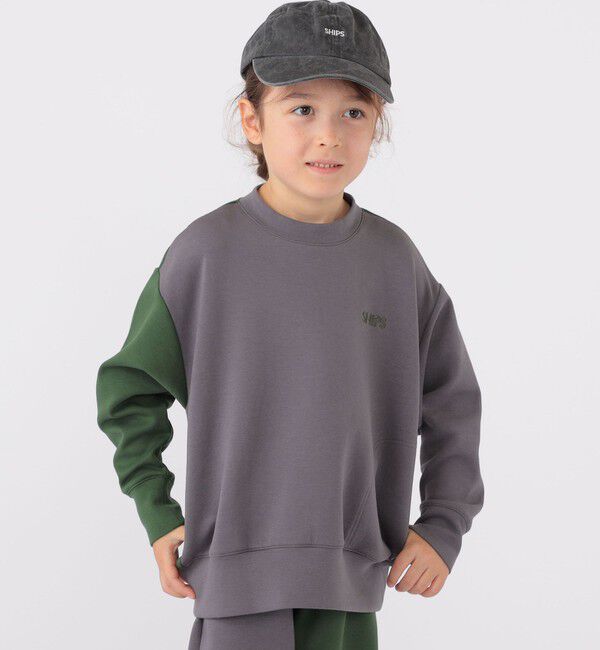 SHIPS KIDS「SHIPS KIDS:100～130cm / 2トーン スウェット」|スウェット・ジャージ|