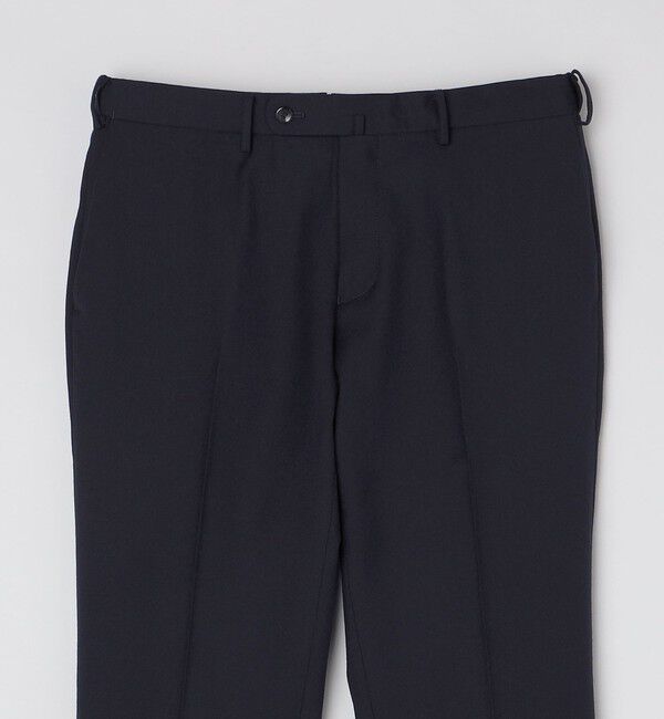 SHIPS「SHIPS: 〈セットアップ対応/手洗い可能〉ウォッシャブル サキソニー セットアップ スラックス」|スラックス|