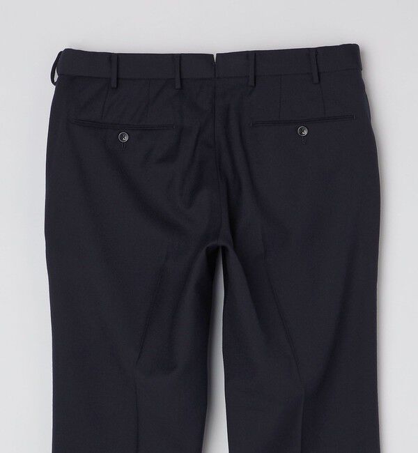 SHIPS「SHIPS: 〈セットアップ対応/手洗い可能〉ウォッシャブル サキソニー セットアップ スラックス」|スラックス|