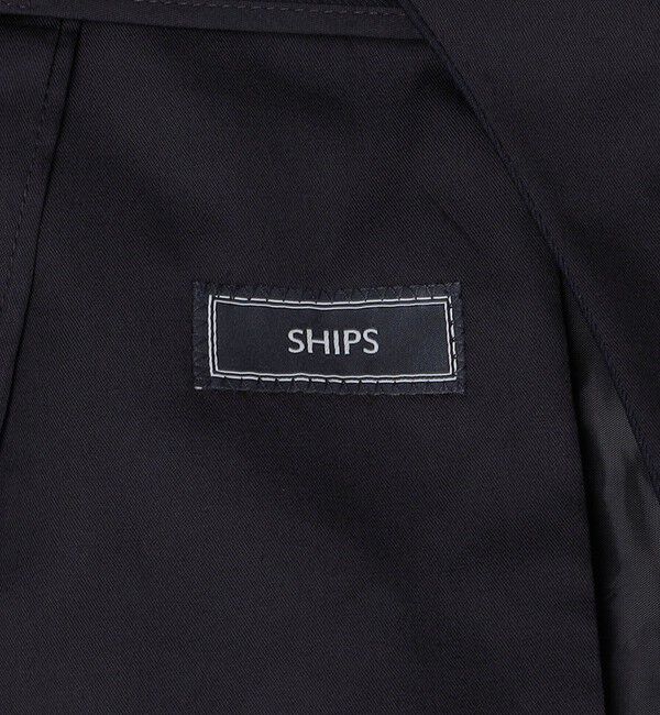 SHIPS「SHIPS: 〈セットアップ対応/手洗い可能〉ウォッシャブル サキソニー セットアップ スラックス」|スラックス|