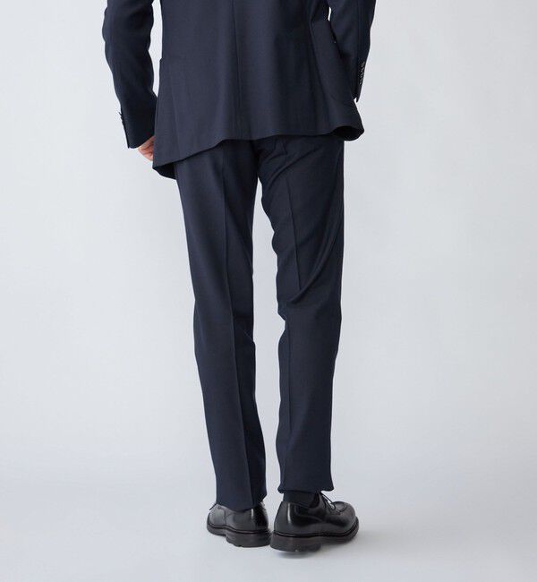 SHIPS「SHIPS: 〈セットアップ対応/手洗い可能〉ウォッシャブル サキソニー セットアップ スラックス」|スラックス|