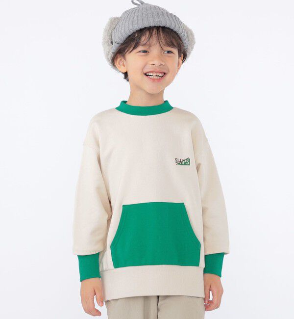 SHIPS KIDS「SHIPS KIDS:100～130cm / フェス ポケット スウェット」|スウェット・ジャージ|