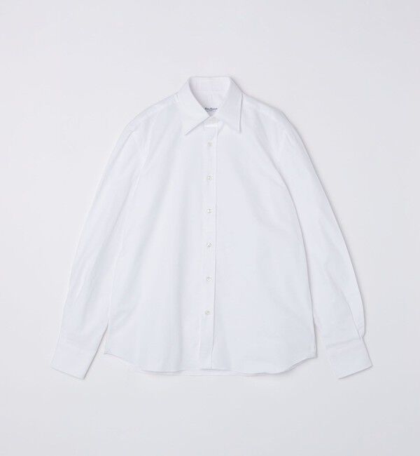 SHIPS「【SHIPS別注】Errico Formicola: ブラッシュドコットン レギュラーカラー シャツ」|シャツ・ブラウス|