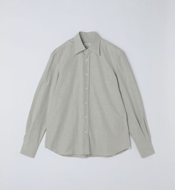 SHIPS「【SHIPS別注】Errico Formicola: ブラッシュドコットン レギュラーカラー シャツ」|シャツ・ブラウス|