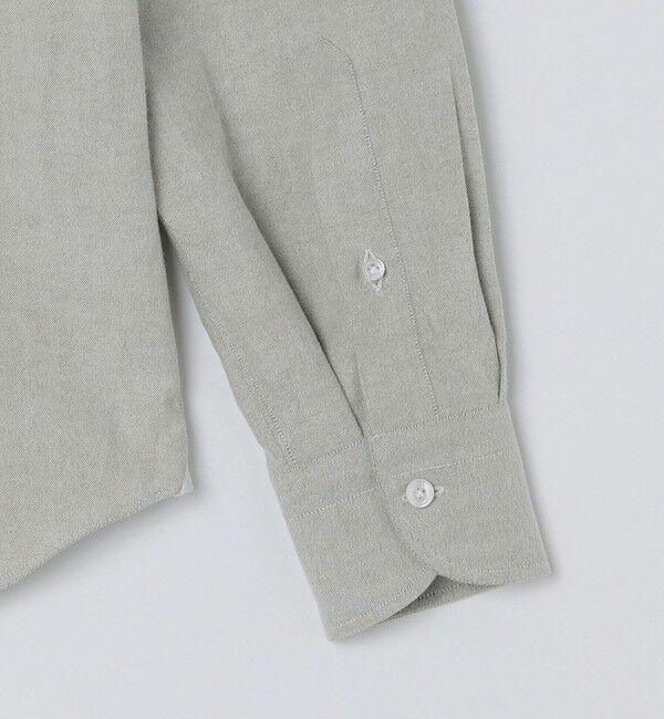 SHIPS「【SHIPS別注】Errico Formicola: ブラッシュドコットン レギュラーカラー シャツ」|シャツ・ブラウス|