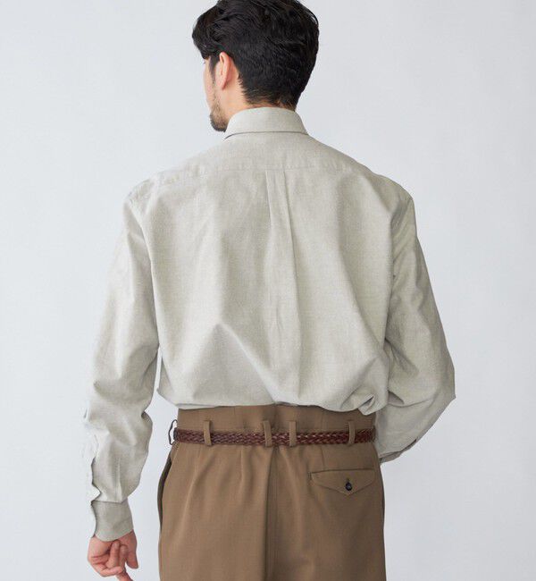 SHIPS「【SHIPS別注】Errico Formicola: ブラッシュドコットン レギュラーカラー シャツ」|シャツ・ブラウス|