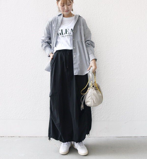 SHIPS for women「【SHIPS別注】M53:〈手洗い可能〉ミリタリー ファティーグ スカート」|スカート|