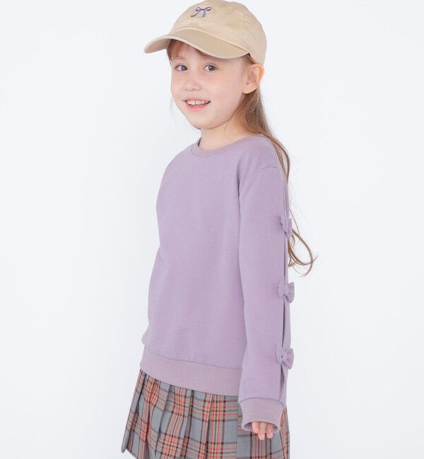 SHIPS KIDS「SHIPS KIDS:100～130cm / リボン スウェット」|スウェット・ジャージ|
