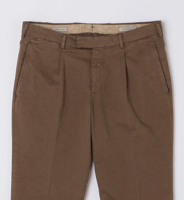 SHIPS「DEVORE incipit: 3PLY チノパンツ」|チノ|