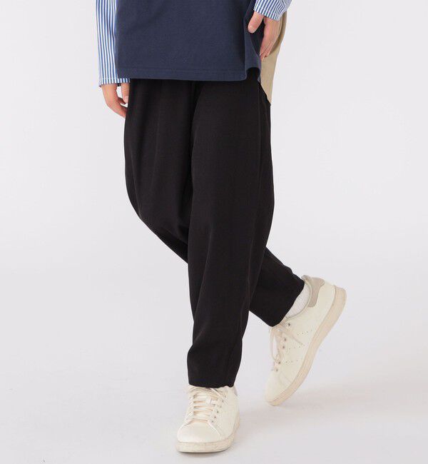 SHIPS KIDS「SHIPS KIDS:140～160cm / ブラック テーパード パンツ」|その他|