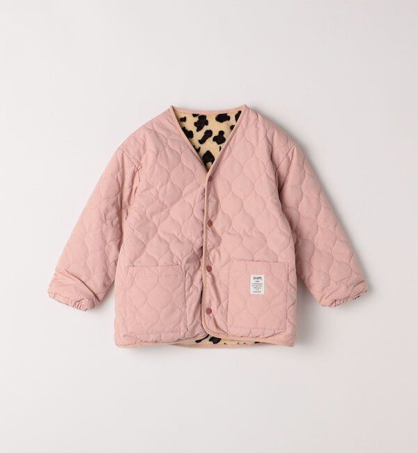 SHIPS Colors 「SHIPS Colors: 80～130cm / リバーシブル キルティング ボア ブルゾン」|ブルゾン・スタジャン|