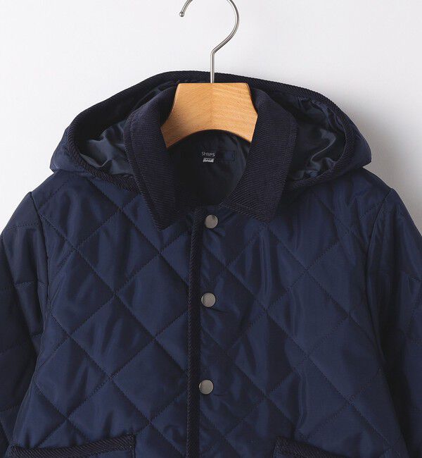 SHIPS KIDS「SHIPS KIDS:100～130cm /〈多機能/洗濯機可能〉キルト フード ジャケット」|その他|