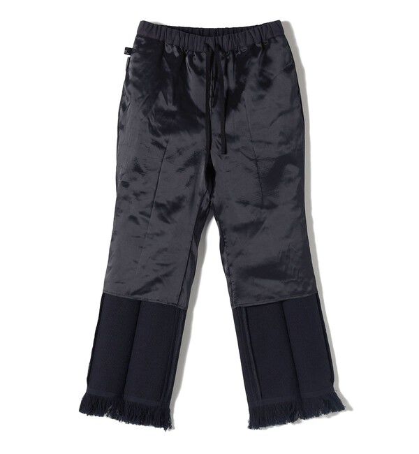 SHIPS for women「SHIPS Primary Navy Label:ブッチャー ツイード フリンジ パンツ」|その他|