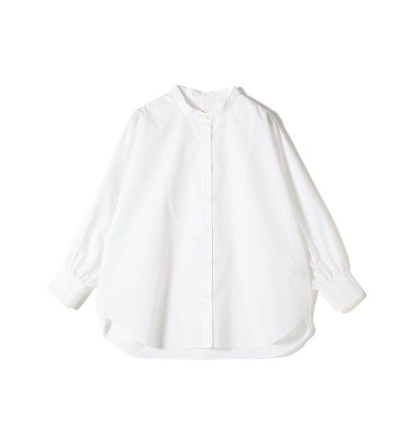 SHIPS for women「SHIPS Primary Navy Label:スーピマコットン ドルマン ビッグ シャツ」|シャツ・ブラウス|オフホワイト