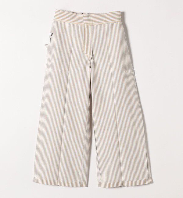 SHIPS any「SHIPS any:〈洗濯機可能〉ヒッコリー ベルト ワイド パンツ」|その他|