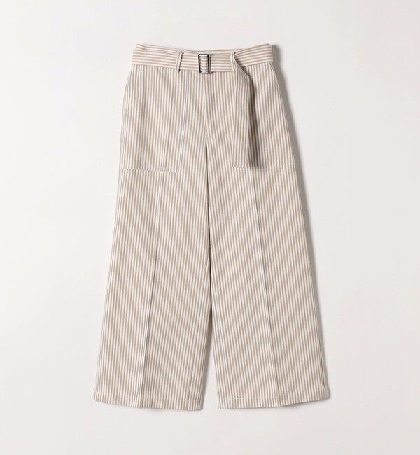 SHIPS any「SHIPS any:〈洗濯機可能〉ヒッコリー ベルト ワイド パンツ」|その他|