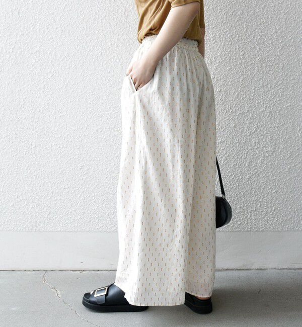 SHIPS any「SHIPS any:〈洗濯機可能〉ラメ ドビー ギャザー ワイド パンツ」|その他|