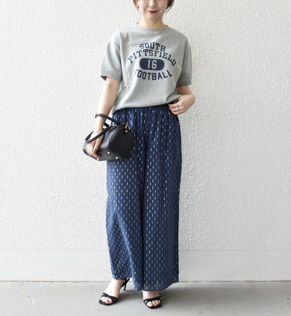 SHIPS any「SHIPS any:〈洗濯機可能〉ラメ ドビー ギャザー ワイド パンツ」|その他|