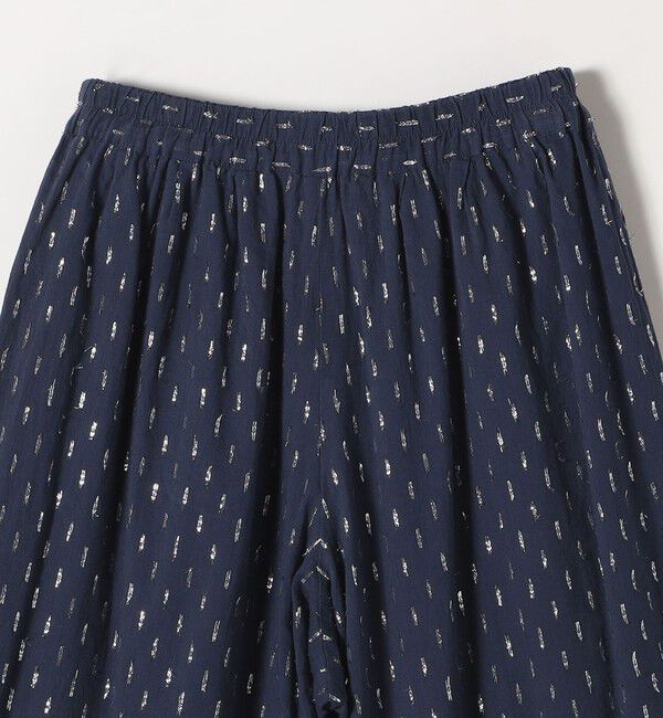 SHIPS any「SHIPS any:〈洗濯機可能〉ラメ ドビー ギャザー ワイド パンツ」|その他|