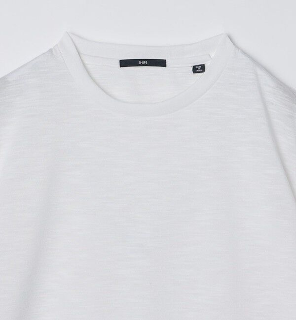SHIPS「SHIPS: リネン ライク スラブ ショートスリーブ Tシャツ」|Tシャツ・カットソー|