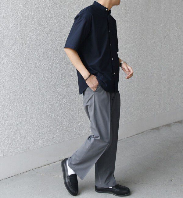 SHIPS any「SHIPS any: 360&deg; THE CIRCLE STRETCH バンドカラー シャツ(セットアップ対応)◆」|シャツ・ブラウス|