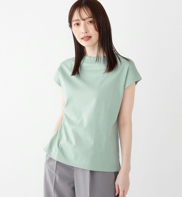 SHIPS Colors 「SHIPS Colors:40/2 天竺 ボートネック トップス」|Tシャツ・カットソー|