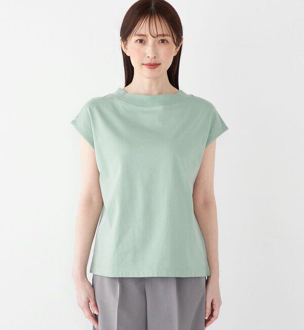 SHIPS Colors 「SHIPS Colors:40/2 天竺 ボートネック トップス」|Tシャツ・カットソー|