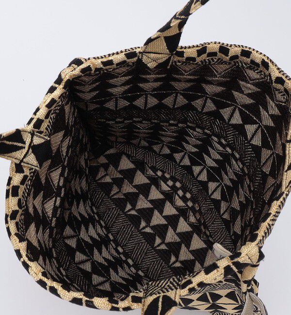 SHIPS「BINDU: トライバル ジャカード リバース トート バッグ」|リュック|