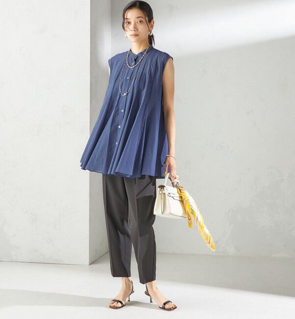 SHIPS for women「〈手洗い可能〉ボリューム フレア フレンチスリーブ ブラウス」|シャツ・ブラウス|