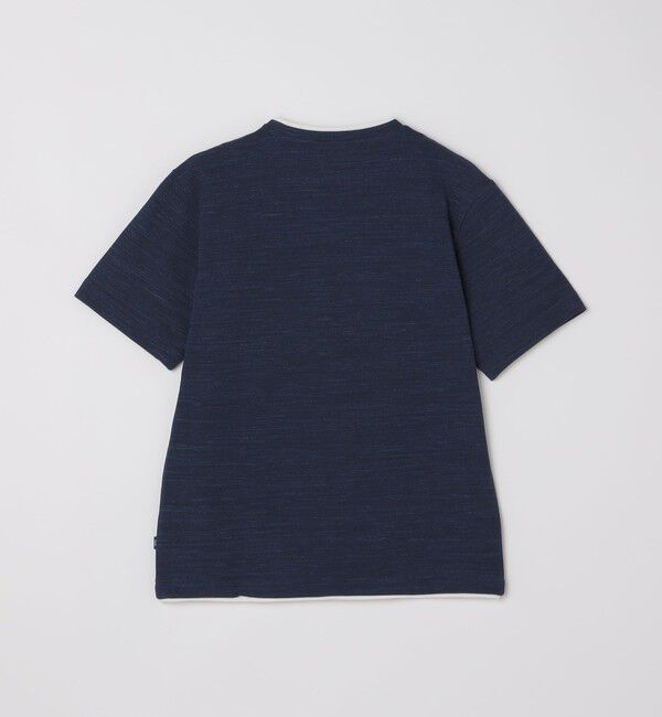 SHIPS「SHIPS: フェイク レイヤード ピケ クルーネック Tシャツ」|Tシャツ・カットソー|