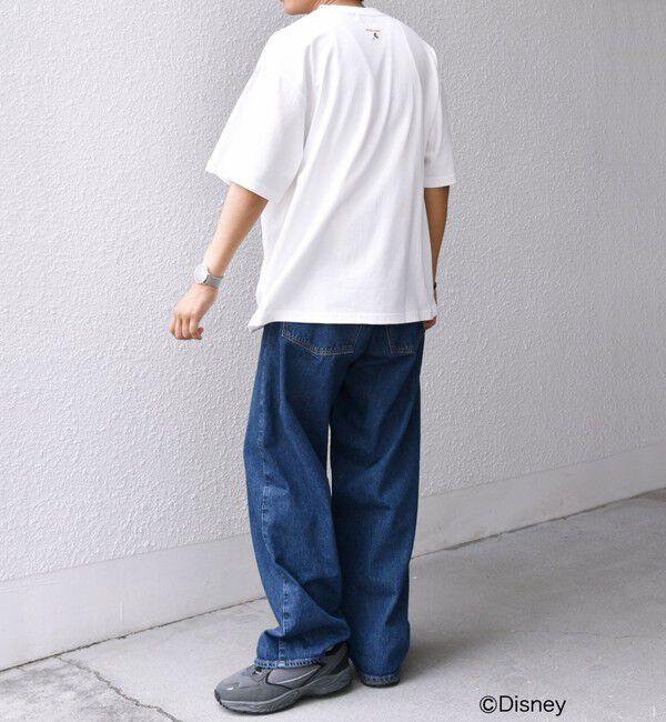 SHIPS any「SHIPS any: /ミッキーマウス/ サイン & ポージング Tシャツ◇」|Tシャツ・カットソー|