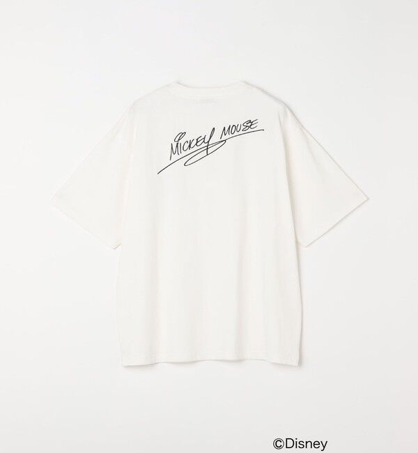 SHIPS any「SHIPS any: /ミッキーマウス/ サイン & ポージング Tシャツ◇」|Tシャツ・カットソー|