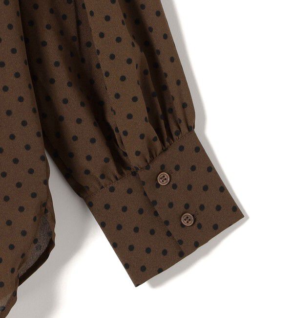 SHIPS Colors 「SHIPS Colors:〈手洗い可能〉シアー ドット シャツ」|シャツ・ブラウス|