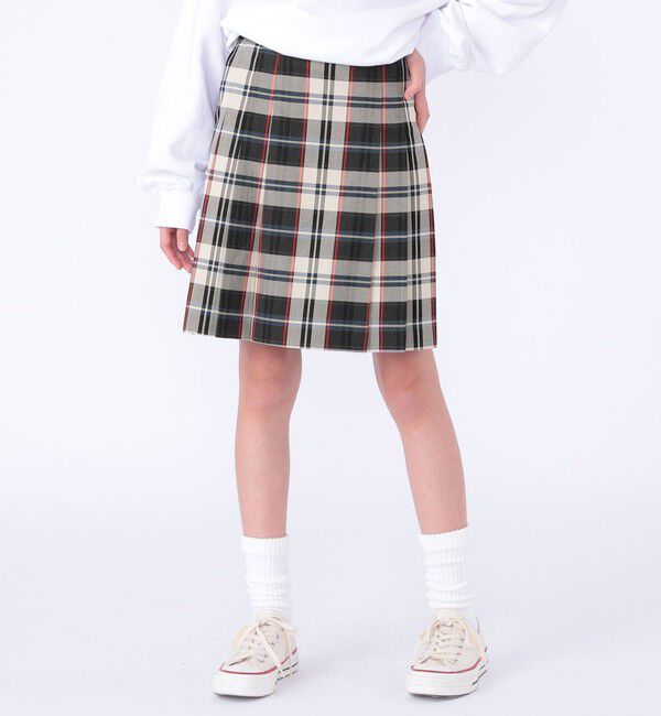 SHIPS KIDS「SHIPS KIDS:140～150cm / チェック プリーツ スカート」|スカート|