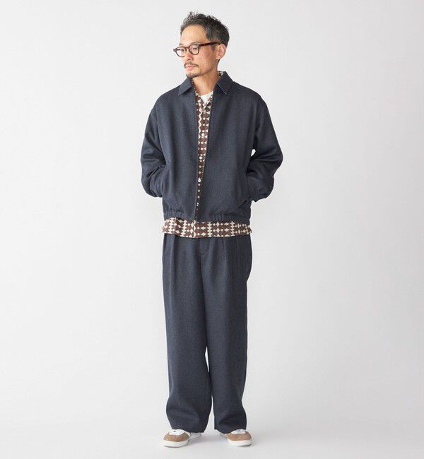 SHIPS「SHIPS:〈手洗い可能〉メランジ ジップ ブルゾン」|ブルゾン・スタジャン|