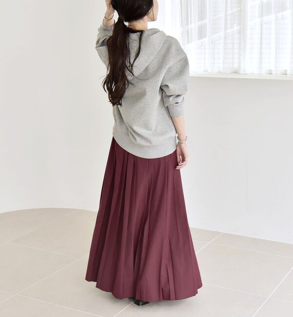 quaranciel「quaranciel: ランダム プリーツ マキシ スカート」|スカート|