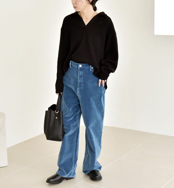 quaranciel「quaranciel:〈手洗い可能〉ケーブル ジャージー ラガー プルオーバー」|Tシャツ・カットソー|