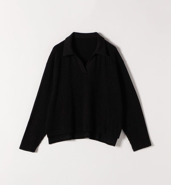 quaranciel「quaranciel:〈手洗い可能〉ケーブル ジャージー ラガー プルオーバー」|Tシャツ・カットソー|