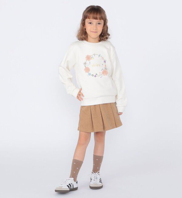 SHIPS KIDS「SHIPS KIDS:100～130cm /ミュージック フラワー スウェット」|スウェット・ジャージ|