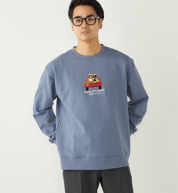 SHIPS Colors 「SHIPS Colors:エンブロイダリー スウェット◇」|スウェット・ジャージ|ブルー