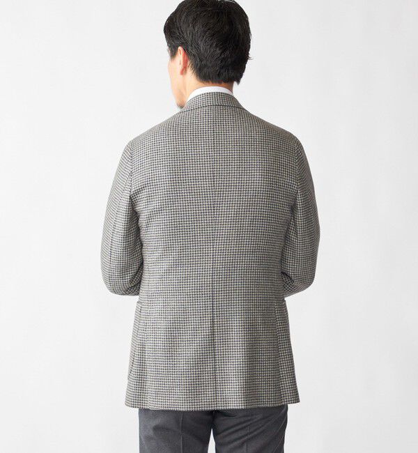 SHIPS「SHIPS: Lanificio di pray ハウンドトゥース ジャケット」|テーラードジャケット|